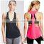 Hot 2016 Women Polyester Quick Dry Loose Sexy Stringer Tank Top