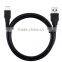 USB Type C to Standard Type A Male Charging Cable for New MacBook, Chromebook Pixel, Nexus 5X, Nexus 6P, Pixel C, OnePlus Black