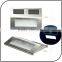 Waterproof 4 LED Solar Stair Light Step Light Garden Modern Stainless Steel Outdoor Light