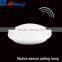 Microwave Sensor Round LED Ceiling lamp 18w pure/warm white doppler all in one