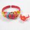 Multi-color plastic bracelet ring bangle finger ring jewelry set for kids