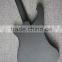 4 string neck through body electric bass guitar with black colour