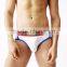 Hot Sale Men's Breathable Transparent Tight Cotton Slip Brief with Mesh on the Back Underwear Young Boy Shorts