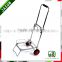 Pooyo chrome plated small luggage cart H3ZD