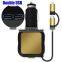 5V 2A / 4.8A retractable car charger for iphone 5 and android with 2 in1 cable