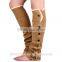 2015 Christmas straight thick leg warmers with button lace knitting boot cuffs