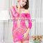 Sexy Nightwear Long Sleeve Fence Net Mini Dress Lingerie Adult Women
