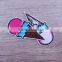 Cone adhesive heat fishing iron on brands patches for jeans clothing