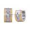 Cheap wholesale Gold plated Stainless steel stud earrings Huggie Hoop Stud Earring