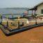 HDPE floating fish farm tilapia Uganda farmers association