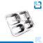 4 Compartment Stainless Steel Fast Food Tray & Snack Tray/plate