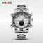 WEIDE Fashion New Design Army Style Mens Wrist Watch 3atm Water Resistant Genuine Stainless Steel relogio masculino