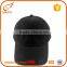 wholesale 100% Cotton flat brim cap 5 panel baseball hats from china