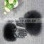 The Fox Fur Sheepskin Gloves. Women's Black Gloves Outdoor Sports
