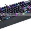 Full RGB color programmable LED gaming keyboard with NKRO function
