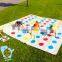 outdoor fun pvc tarpaulin inflatable twister game