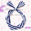 Fashion Stock New Wide Ribbon Cute Bowknot Headband Fancy Christmas Chiffon Strip Hairband For Girls