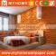 Top selling colorful 3d leather wall panels for bedroom decoration