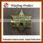 Custom metal badges/emblems with safety pin