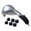 Handheld massager with 3 replaceable massage heads/body massager