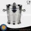 Premium Double Wall Metal Stainless Steel Ice Bucket