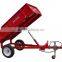 China CE cheap hydraulic mini compact semi camper small farm tractor trailer