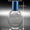 30ml flat round empty transparent glass spray pump perfume bottle