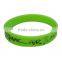 custom made rubber bracelet wristbands with cheap factory price