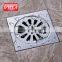 Chrome Plated 150*150mm Floor Drainer Square Drainer