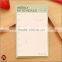 Promotional fashion wholesale schedule memo pad