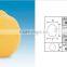 30ml hot sale lemon style cosmetic cream jar