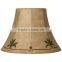 wholesale mass produce gray silk waisted round lamp shade good for shell table lamp