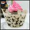 Laser Cut White cupcake wrapper wholesale