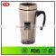 16 oz double layer translucent travel mug with stainless