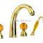 4 Hole Brass Bath Shower Mixer Faucet