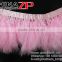 ZPDECOR Best Selling Turkey Plume Fringe Factory Special Colored Pink Trim Marabou Feathers Trimmings
