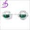 wholesale silver jewellery 925 silver diamond stud earrings