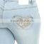 2014 wholesale china jean fabric fashion woman denim jean