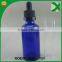 trade assurance 30 ml blue glass dropper bottle with rubber top