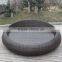 ESR-7077 Aluminum Frame Rattan Sunbed Without Canopy