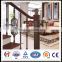 Wrought iron and stainless steel stair railing