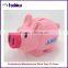 American football shaped colorful plastic money saving bank, coin bank