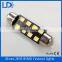 2016 new festoon led dome lights car 41mm 2835 8smd car led festoon light