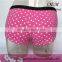 Pink color sexy panties cotton ladies underwear characteristic sheer panties