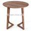 Hotsale small wood round dining table round coffee table round center table