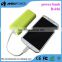 new fashion design solar power bank charger 4400mah