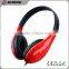 the customized brand color comfortable headphone with microphone