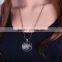 Luminous 2016 Christmas children's gift beautiful snow picture pendant silver bead necklace