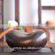 DARK WOOD aroma diffuser with led color changing lamp 2.8L, timing function