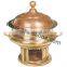 new design handmade party supplies chafing dish | brass plated handmade chafing dish | deluxe chafing dish